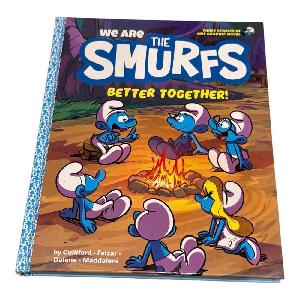 We Are The Smurfs: Better Together! Hardcover Graphic Novel Amulet Books Falzar